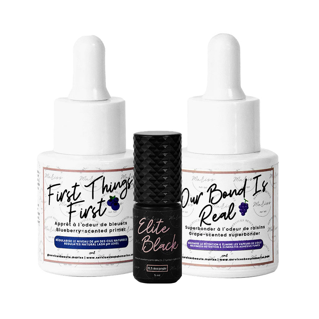 Bond & Beyond Kit ♡ Ensemble colle, primer et bonder