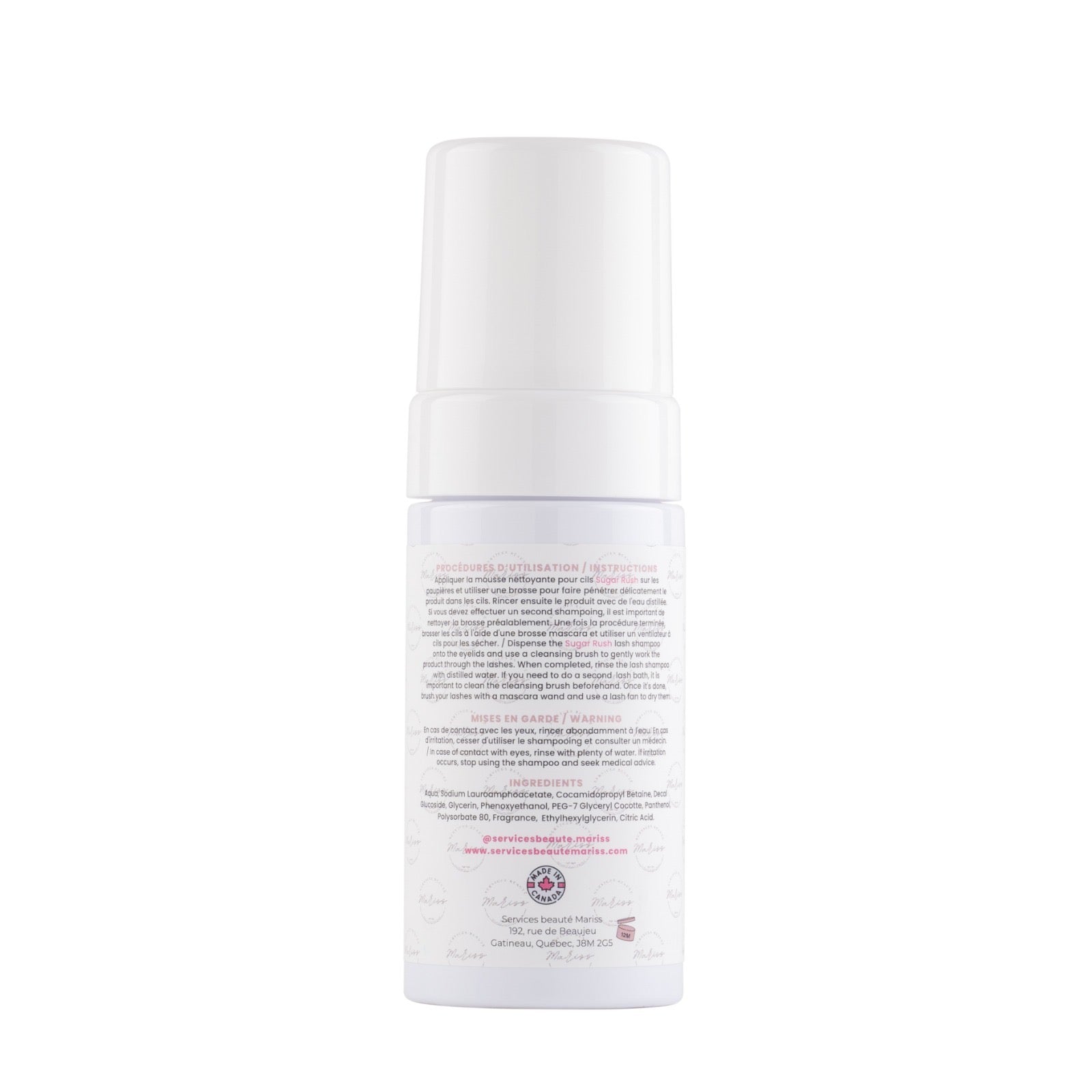 Shampoing pour cils et visage ♡ Sugar Rush