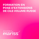 Formation en pose d'extensions de cils volume russe