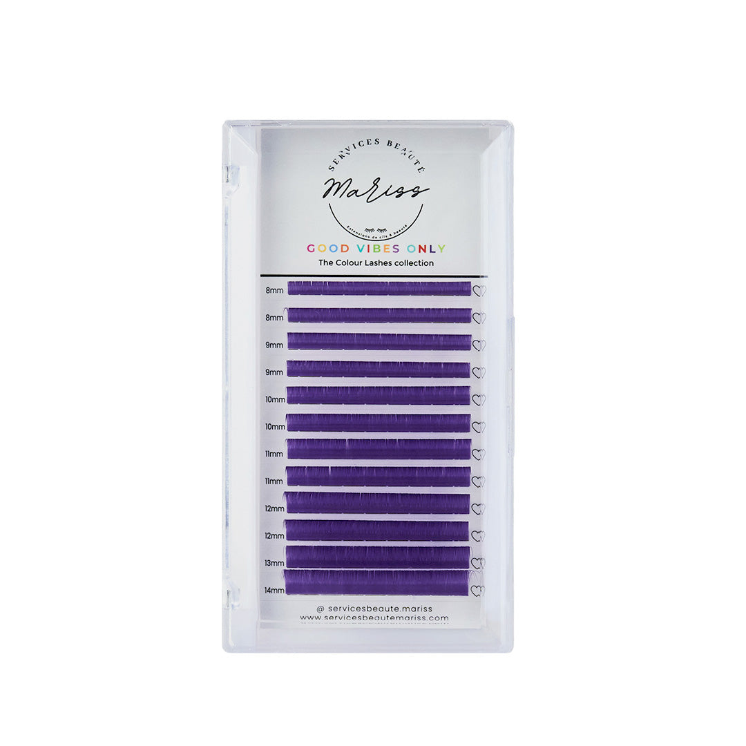 Volume régulier ♡ Cils colorés